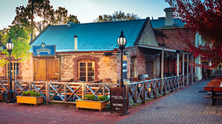 A wine-tasting venue in Adelaide Hills