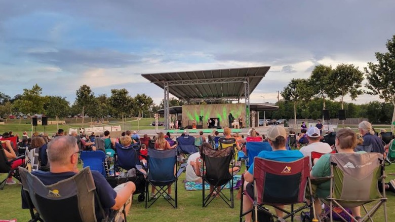A live event at Buda Amphitheater and City Park