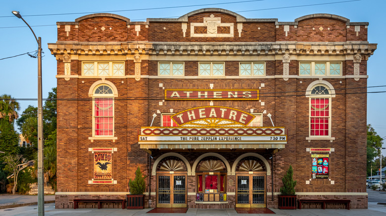 The historic Athens Theatre in downtown DeLand