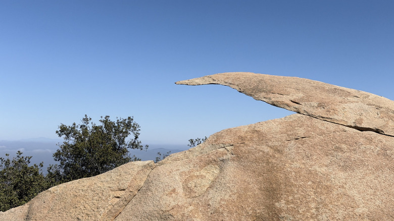 Potato Chip Rock, which you can hike to from Poway, California