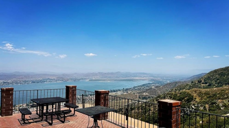 View of Lake Elsinore from Lookout Roadhouse