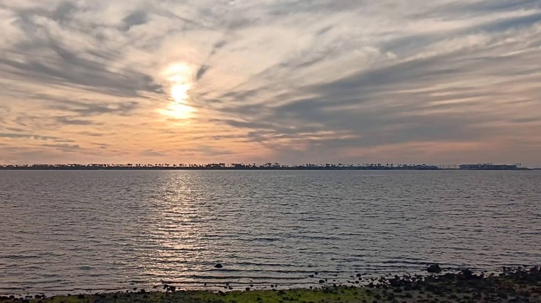 View of the San Diego Bay from Bayside Park in Chula Vista