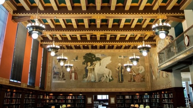 gilded wooden ceilings
