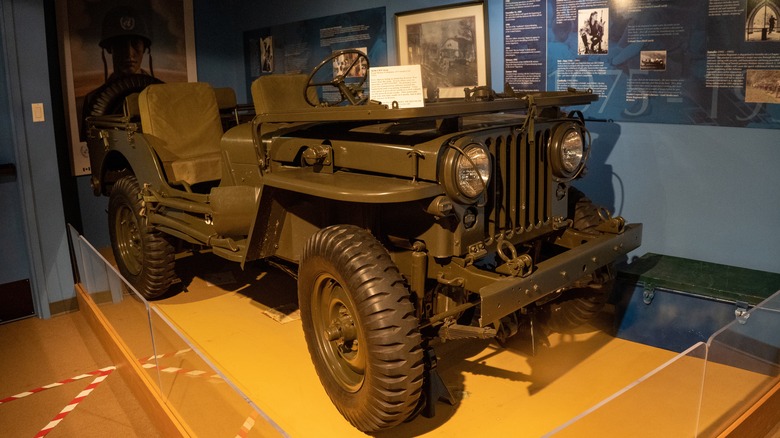 A Jeep from World War II at the Military Museums, Calgary