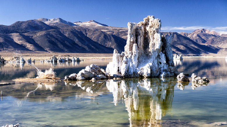 Bizarre rock formations at California's Mono Lake
