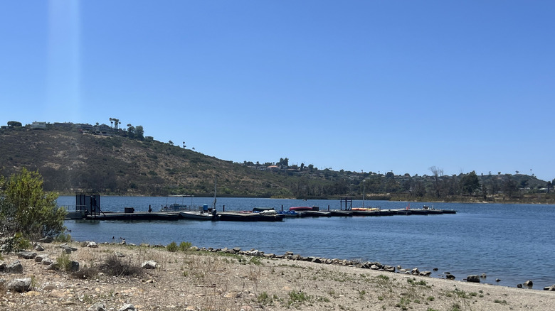 Lake Murray in Mission Trails Regional Park in San Diego
