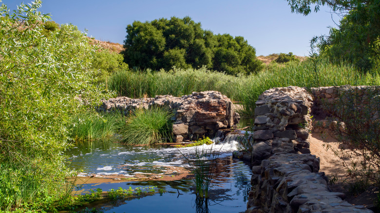 Old Mission Dam at Mission Trails Regional Park in San Diego