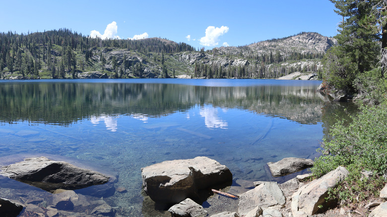 Big Bear Lake in California's Lakes Basin Recreation Area