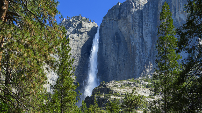 Yosemite Falls in Yosemite National Park in California