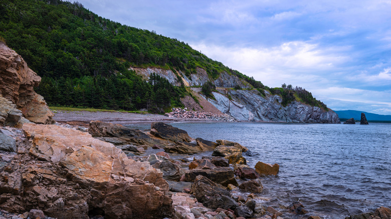 Rocky beach in Cape Breton Highlands National Park