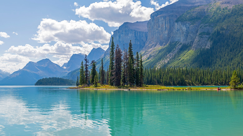 Spirit Island in Jasper National Park