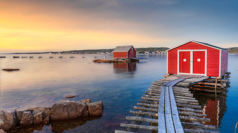 The fishing village of Tilting on Fogo Island