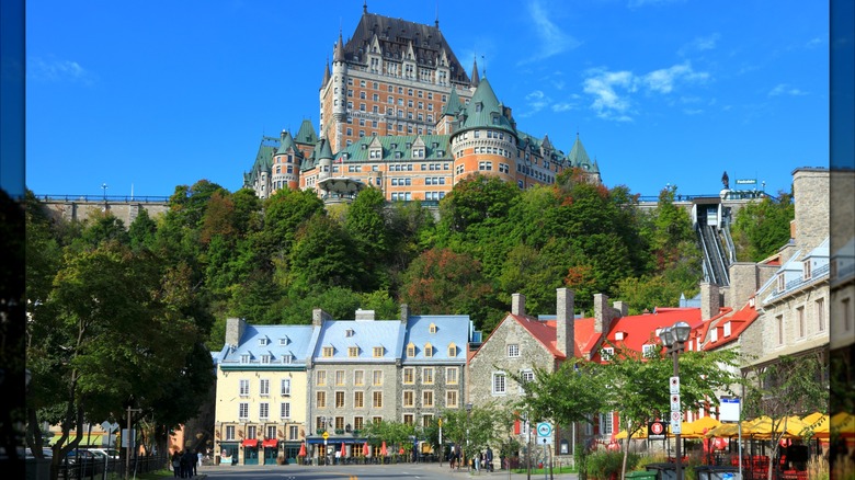 Chateau Frontenac presides over Old Quebec City