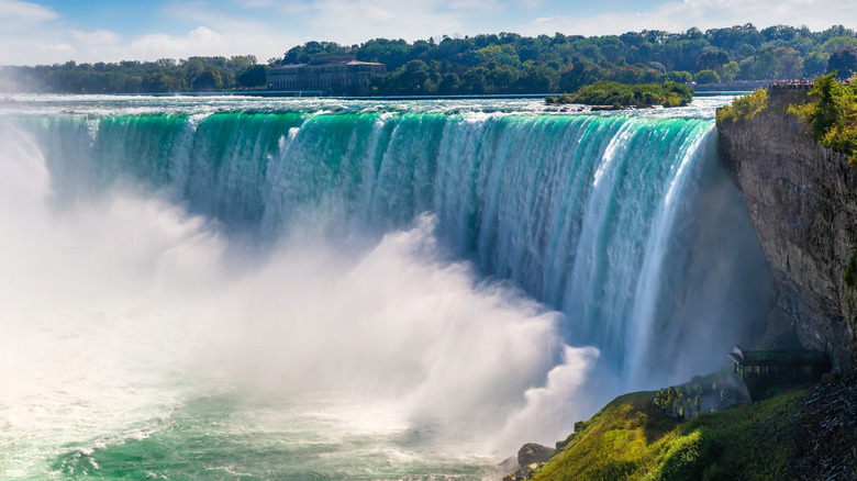 Niagara Falls in the green summer months