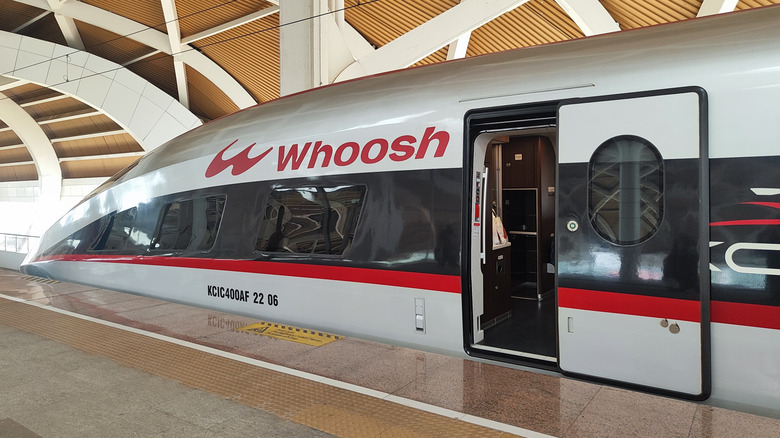 Indonesia's Woosh bullet train running between Bandung and Jakarta