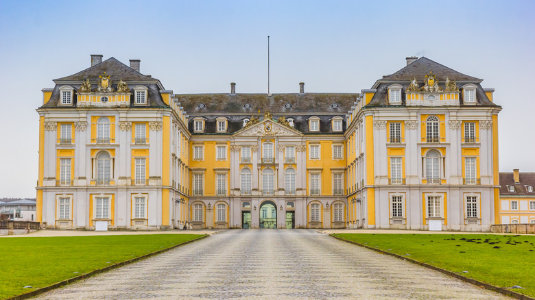 The facade of Augustusburg Palace in Brühl