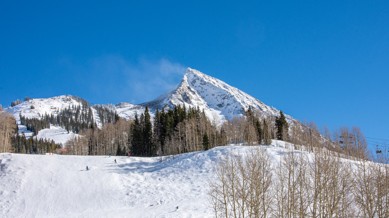 The view from the Crested Butte ski area in Colorado