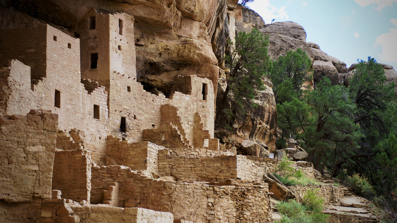Ruins at Mesa Verde National Park in Colorado