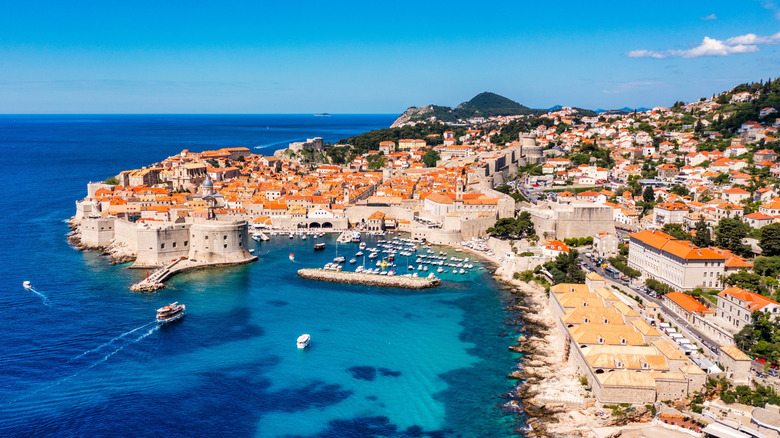 Aerial view of Dubrovnik