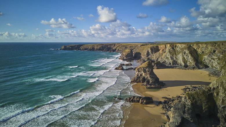 The coast of Cornwall