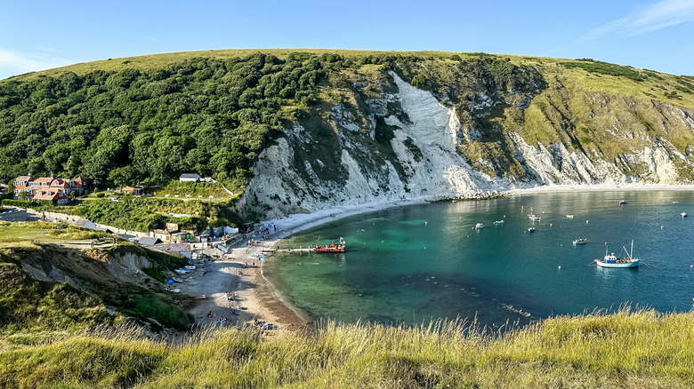 The Jurassic coast in England