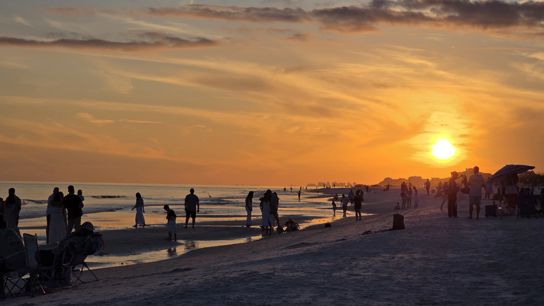 Sunset at Grayton Beach State Park in Florida