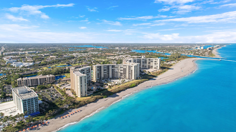The blue waters of Jupiter, Florida
