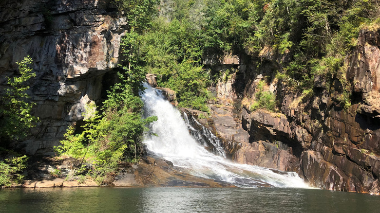 Hurricane Falls in Georgia's Tallulah Gorge State Park