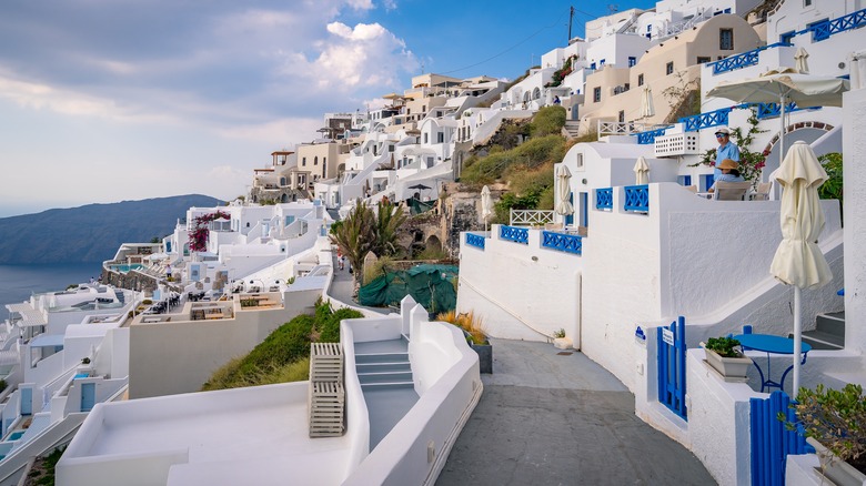 The white vllage of Santorini