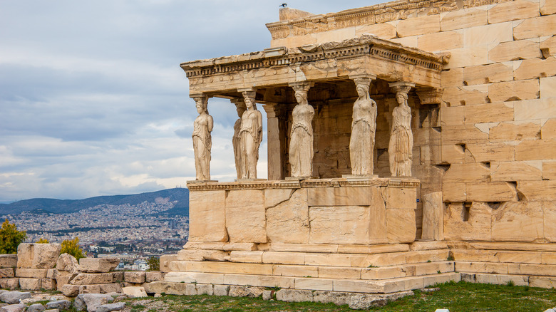 The Porch of the Maidens in the Acropolis of Athens