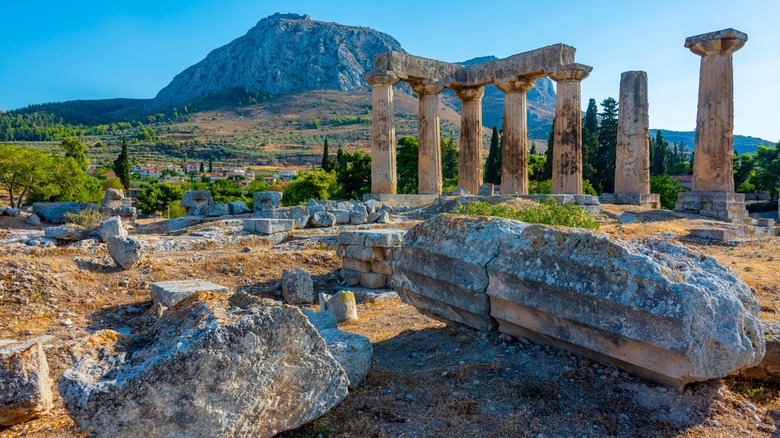 The ruins at Corinth