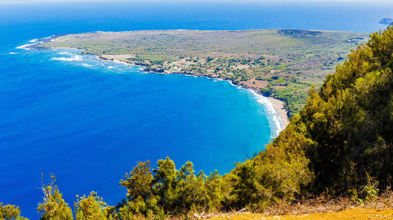 the Kalaupapa Peninsula on Moloka'i