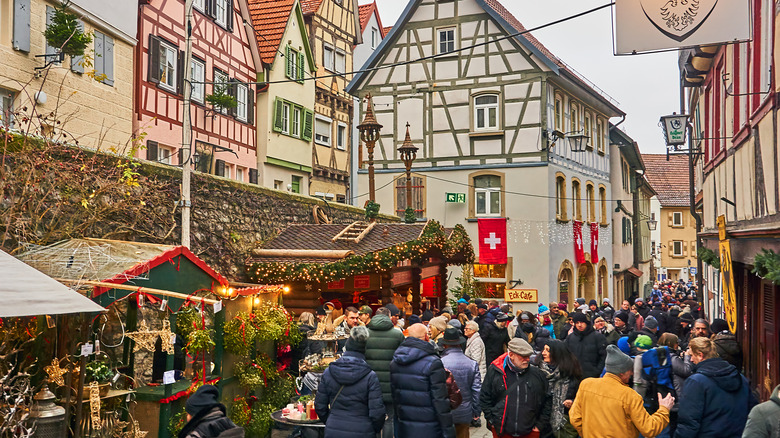 The Christmas market in Bad Wimpfen, Germany
