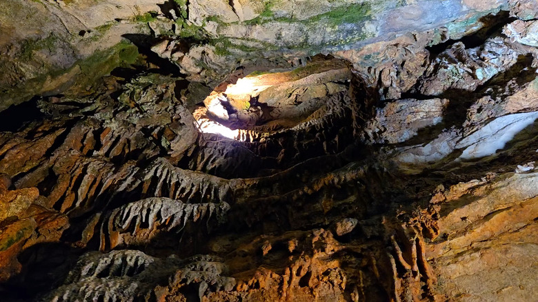 An inside view of Cosmic Cavern in Northwestern Arkansan