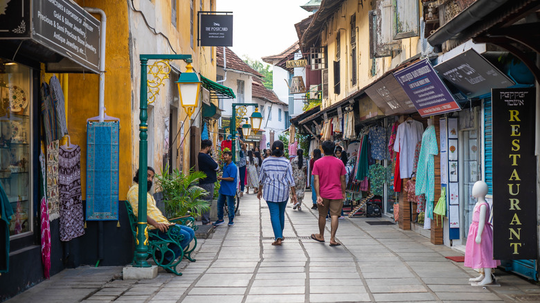 The historical center of Fort Kochi