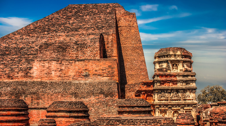 The ruins of Nalanda University