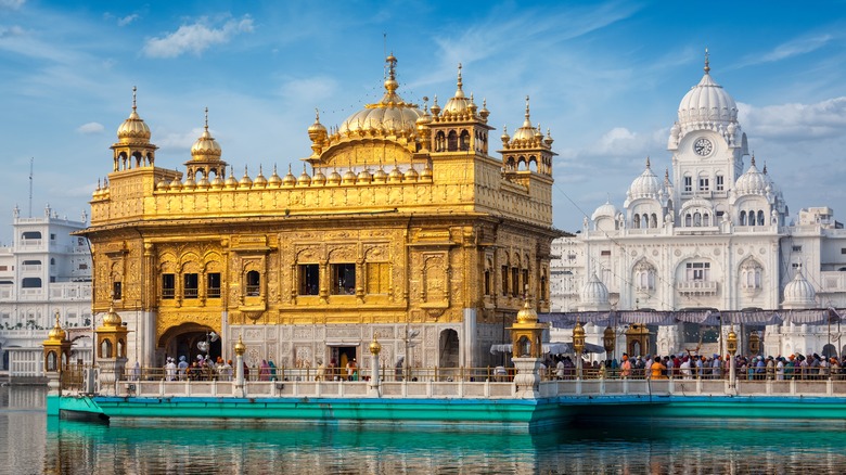 Harmandir Sahib overlooking water