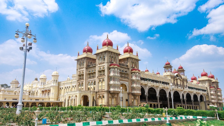 Exterior view of Mysore Palace