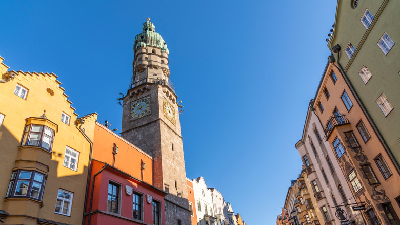 The Stadtturm in the Old Town of Innsbruck