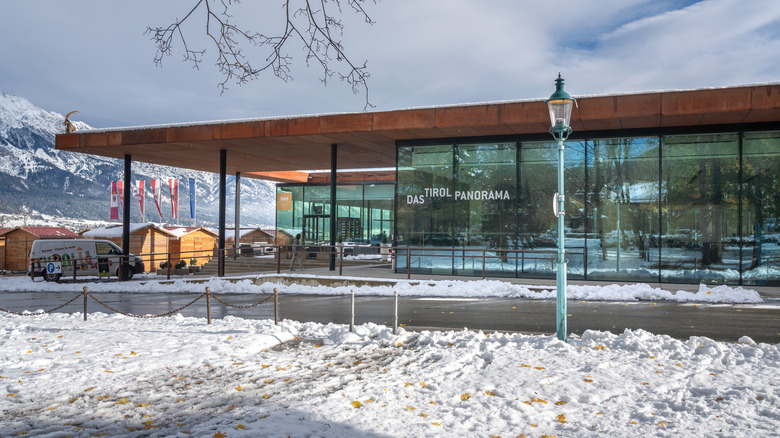 The exterior of the Tyrol Panorama Museum