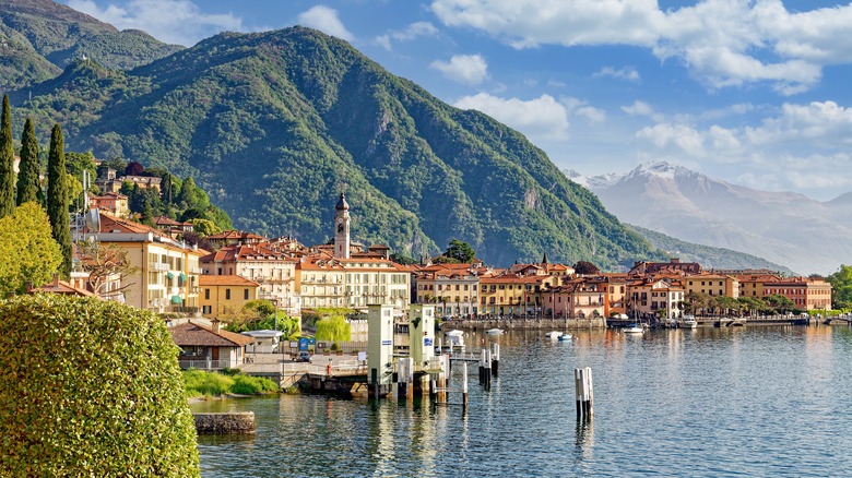 A view of Menaggio on Lake Como in northern Italy