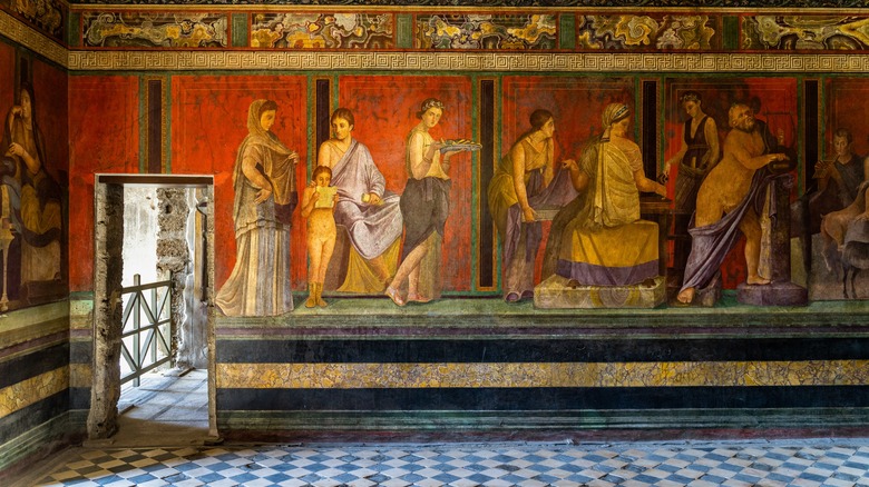 Frescos in the Villa of Mysteries, Pompeii