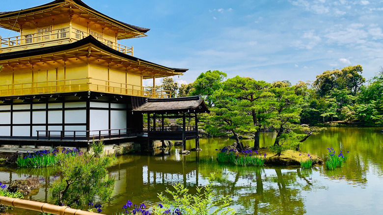 Kinkaku-ji, Golden Pavilion, in Kyoto, Japan, a zen temple in northern Kyoto
