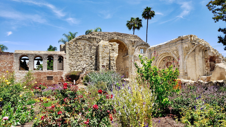 The ruins of Mission San Juan Capistrano