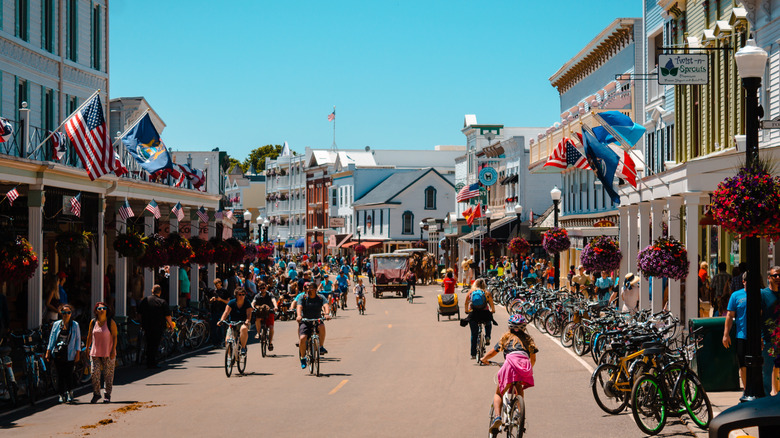 downtown Mackinac Island, Michigan