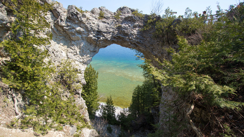 Arch Rock on Mackinac Island