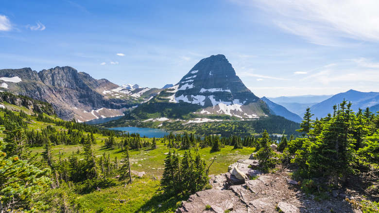 Logan Pass Trail in Glacier National Park, Montana