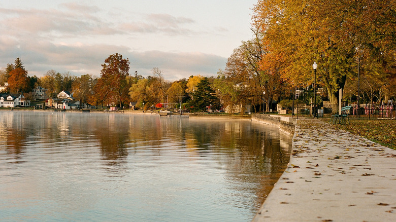 beautiful view of Skaneateles, New York