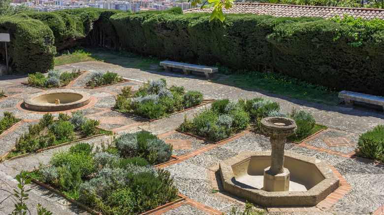 Jardin du Monastere de Cimiez from above