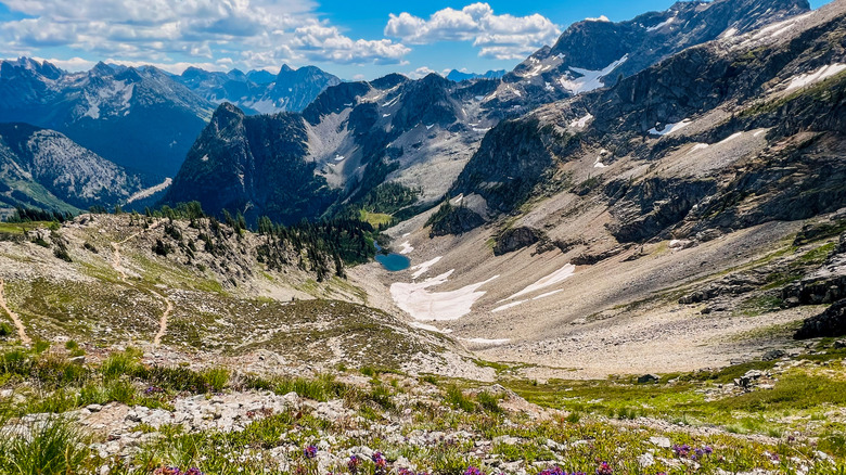 a sweeping view from Maple Pass in North Cascades National Park